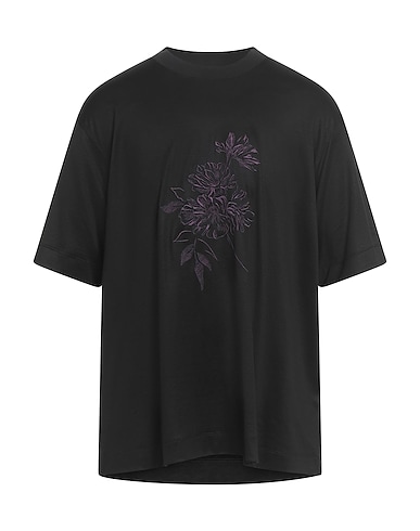 EMPORIO ARMANI T-shirt Nero 70% Lyocell, 30% Cotone