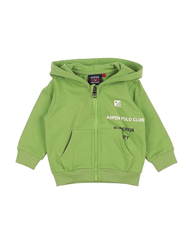 ASPEN POLO CLUB Sweatshirt Lime green 95% Cotton, 5% Elastane