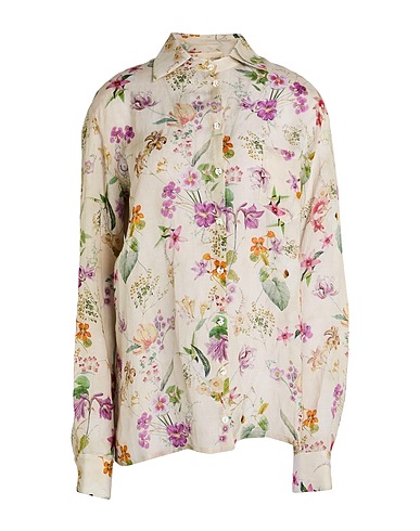 MARC POINT Floral shirts & blouses 65% Viscose, 35% Linen