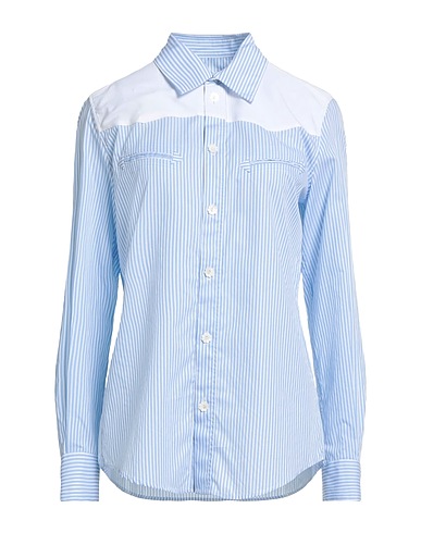 PAUL & JOE Gestreiftes Hemd Hellblau 100% Baumwolle