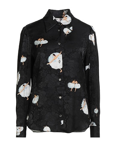PAUL & JOE Hemden und Blusen mit Muster Schwarz 100% Viskose