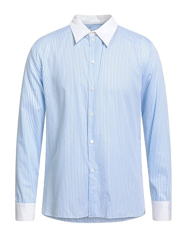 PAUL & JOE Striped shirt Light blue 100% Cotton