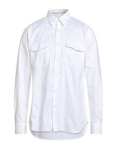 TINTORIA MATTEI 954 Solid colour shirt White 100% Cotton