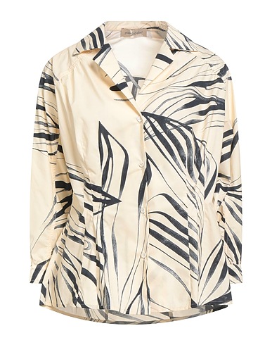 GENTRYPORTOFINO Patterned shirts & blouses Beige 100% Cotton