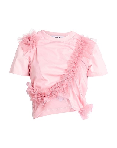 MSGM Top Pink 100% Cotton, Polyamide