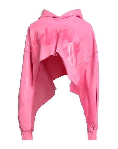 DISCLAIMER Hooded sweatshirt Pink 100% Cotton
