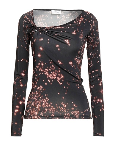 OTTOD'AME Top Black 95% Viscose, 5% Elastane