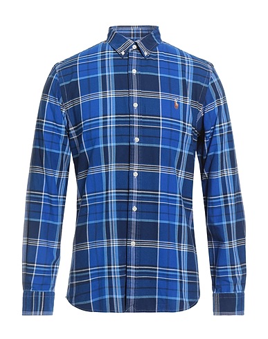 POLO RALPH LAUREN Checked shirt Blue 100% Cotton