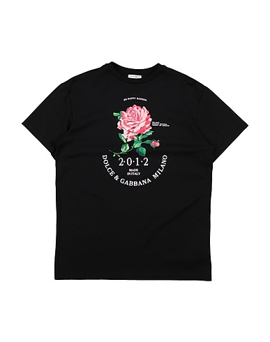 DOLCE&GABBANA T-shirt Black 100% Cotton