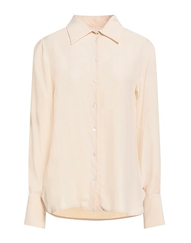 OTTOD'AME Solid colour shirts & blouses 70% Acetate, 30% Silk