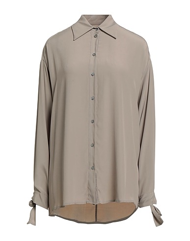 OTTOD'AME Camicie e bluse tinta unita Grigio 70% Acetato, 30% Elastan