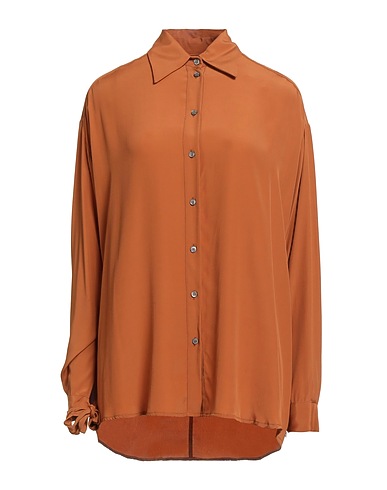 OTTOD'AME Solid color shirts & blouses 70% Acetate, 30% Elastane