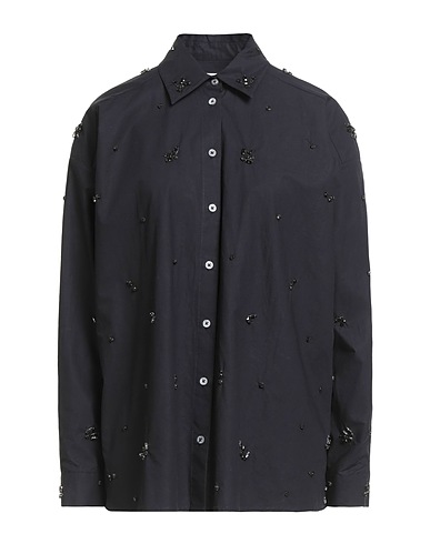 OTTOD'AME Camisas Negro 100% Algodón