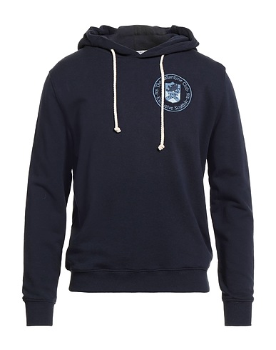 BALLANTYNE Hooded sweatshirt Navy 100% Cotton
