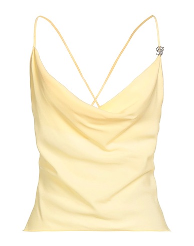 BLUMARINE Cami Pastel yellow 67% Acetate, 33% Viscose