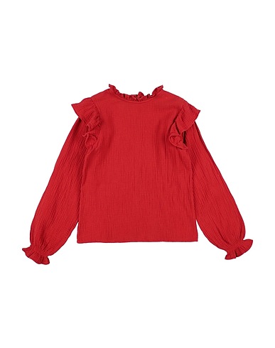 THE NEW SOCIETY Top Brick red 100% Cotton