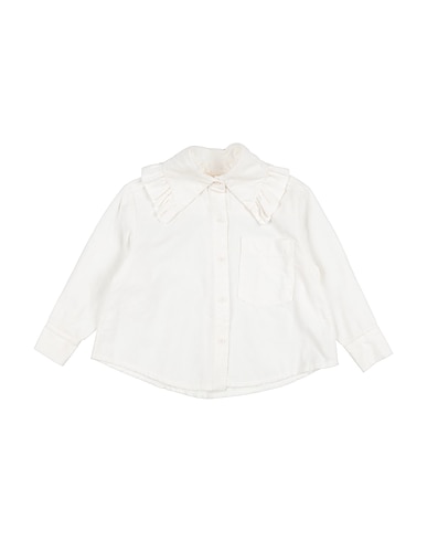 FIORILE Solid color shirts & blouses BIANCO 100% Cotton