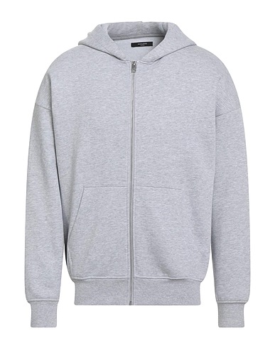 JACK & JONES Hoodie Hellgrau 73% Baumwolle, 22% Polyester, 5% Viskose
