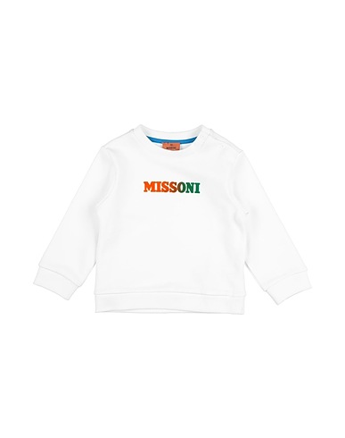 MISSONI KIDS Sweatshirt White 100% Cotton, Elastane