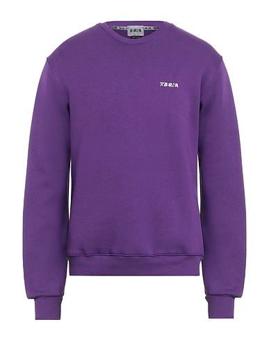 BERNA Sweatshirt Purple 65% Cotton, 35% Polyester