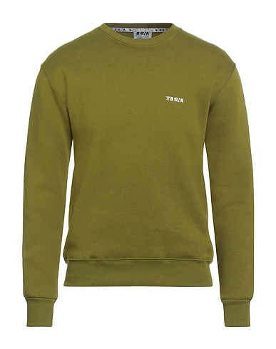 BERNA Sweatshirt Military green 65% Cotton, 35% Polyester