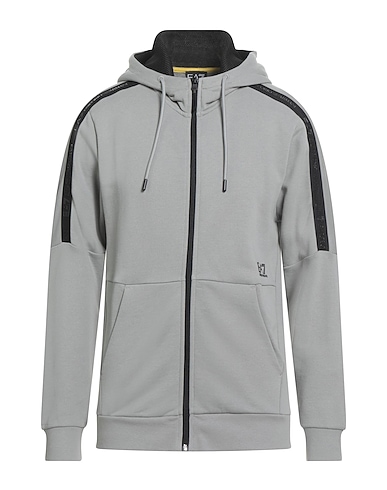 EA7 Hooded track jacket 100% Cotton, Polyester, Elastane