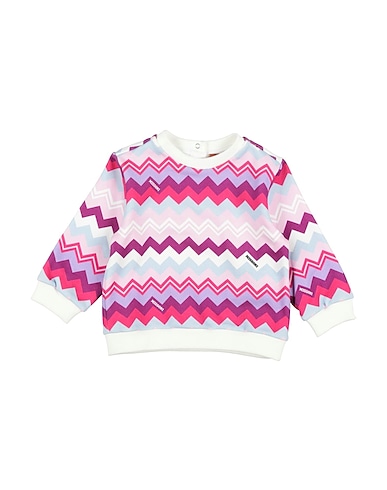 MISSONI KIDS Sweatshirt Pink 100% Cotton, Elastane