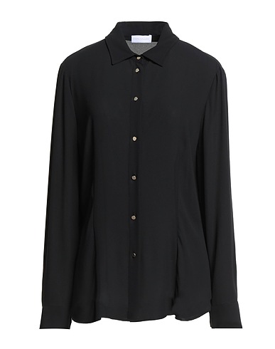DIANA GALLESI Solid color shirts & blouses Black 100% Polyester
