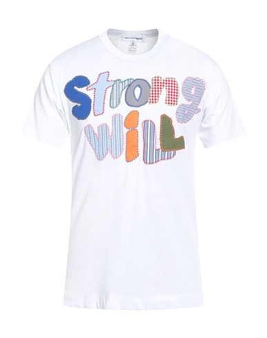 COMME des GARÇONS SHIRT T-Shirt Weiß 100% Baumwolle