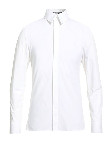 KARL LAGERFELD Chemise de couleur unie Blanc 100% Coton biologique