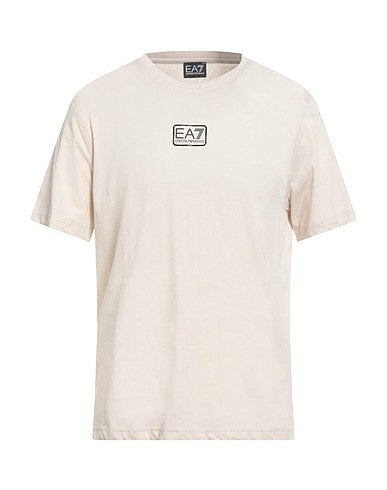 EA7 Basic T-shirt Cream 100% Cotton