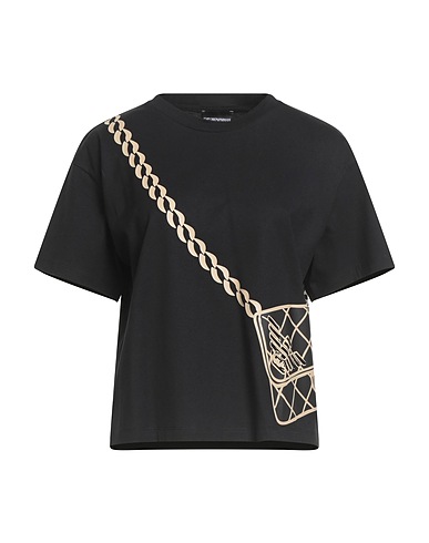 EMPORIO ARMANI T-shirt Black 100% Cotton