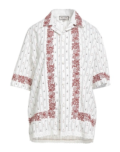PAUL & JOE Striped shirt White 100% Cotton