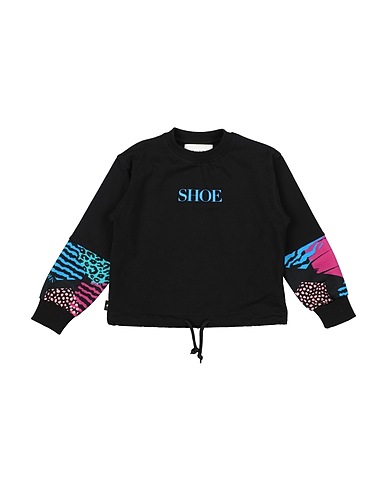 SHOE Sweatshirt Black 100% Cotton