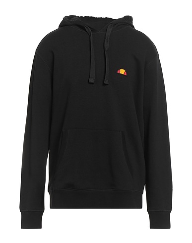 ELLESSE Hooded track jacket  Black 80% Cotton, 20% Polyester