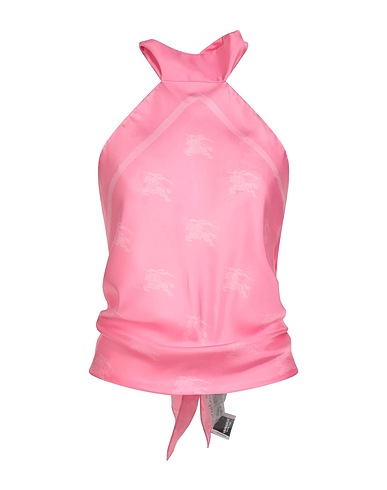 BURBERRY Top Fuchsia 100% Soie