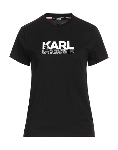 KARL LAGERFELD T-shirt Black 100% Organic cotton