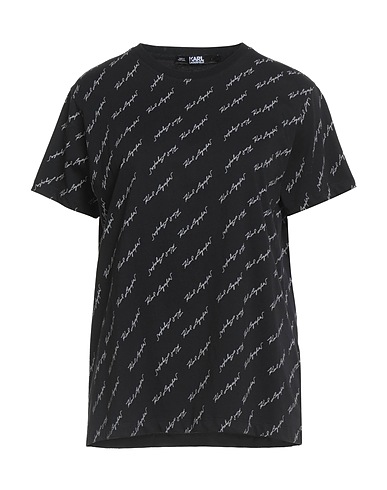 KARL LAGERFELD T-shirt Black 100% Cotton