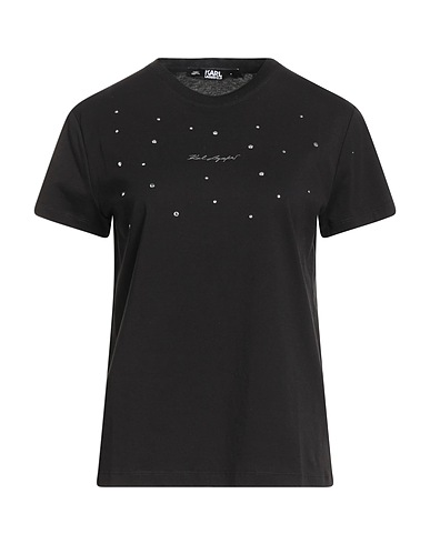 KARL LAGERFELD T-shirt Black 100% Organic cotton