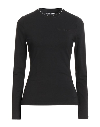 KARL LAGERFELD T-shirt Black 95% Organic cotton, 5% Elastane