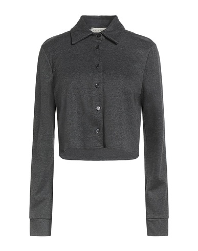 HAVEONE Solid color shirts & blouses Charcoal 87% Lyocell, 13% Polyester