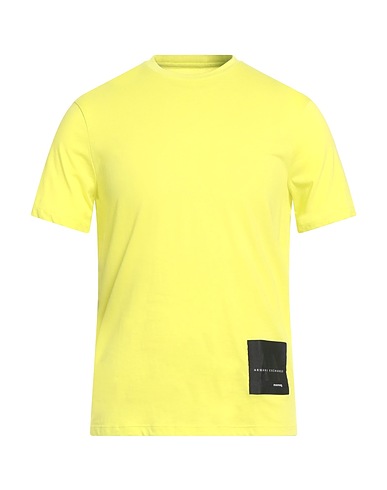 ARMANI EXCHANGE Basic T-Shirt X MIXMAG Lime green 100% Cotton