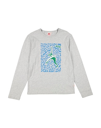 AO76 T-shirt Grigio 50% Cotone riciclato, 50% Cotone