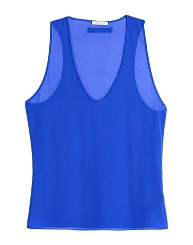PATRIZIA PEPE Top Blau 100% Polyester, Viskose