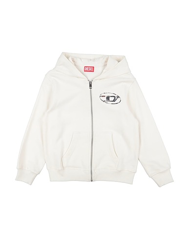DIESEL Sweatshirt Off white 100% Cotton, Elastane