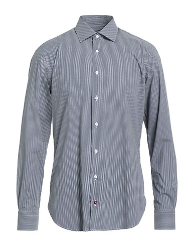 CÀRREL Camicia fantasia Blu navy 100% Cotone