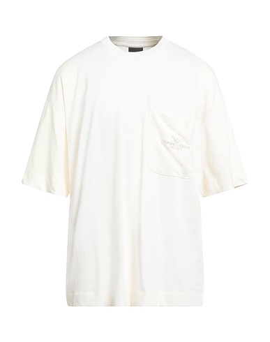 EMPORIO ARMANI Basic T-Shirt Cream 100% Cotton