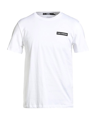 KARL LAGERFELD T-shirt Bianco 100% Cotone organico