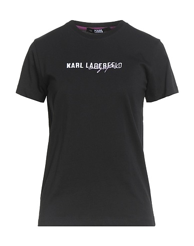 KARL LAGERFELD T-shirt Nero 100% Cotone organico