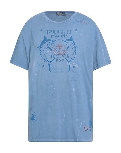 POLO RALPH LAUREN T-shirt Slate blue 100% Cotton